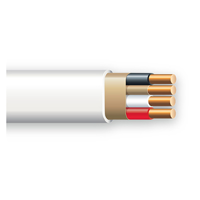 Non-Metallic Romex Sheathed Electrical Cable With Ground, 14
