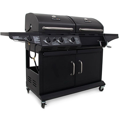 Charcoal grill with side burner sale