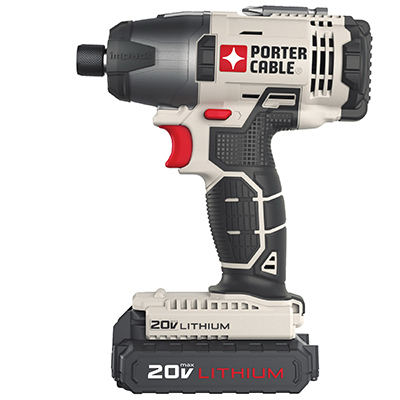 20 Volt Compact Cordless Impact Driver 1 4 In. 2 Lithium Ion Batteries True Value Hardware