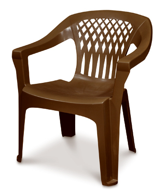 Big Easy Stacking Chair Resin Earth Brown True Value Hardware