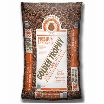Golden Trophy Pine Bark Mulch, 2 Cu. Ft. - True Value Hardware