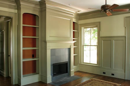 How to Paint Built-In Bookshelves