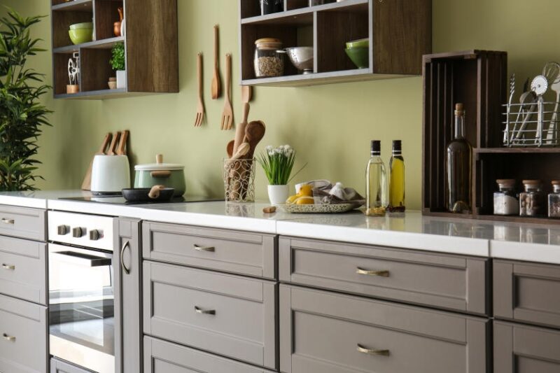 How to Paint Kitchen Walls, Tiles & Cabinets