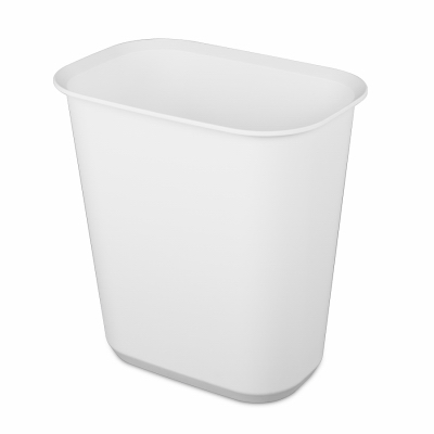 Wastebasket, White, Gallons