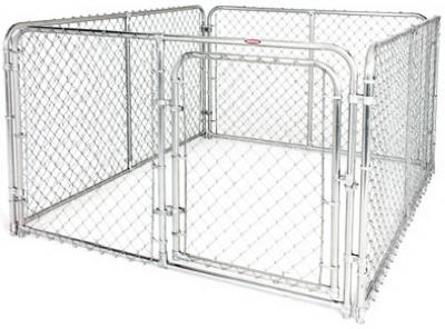 Dog Kennel System Silver Series 6 x 8 x 4 Ft