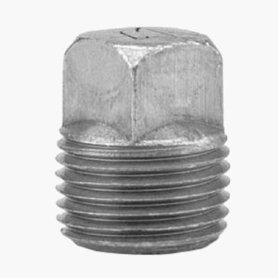 Black Pipe Plug, 2 In.