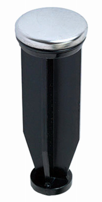 Bathroom Sink Pop-Up Stopper, Chrome Finish Plastic, 3-1/2 x 1-1/4 In.