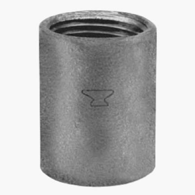Black Pipe Coupling, Wrot Steel, 1/4 In.