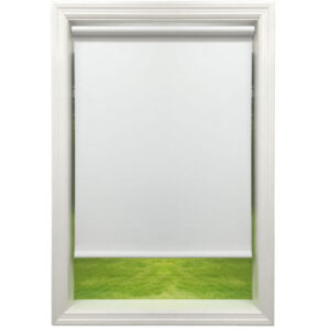 Jupiter Economy Roller Window Shade, Room Darkening, White, 37 x 72 In.