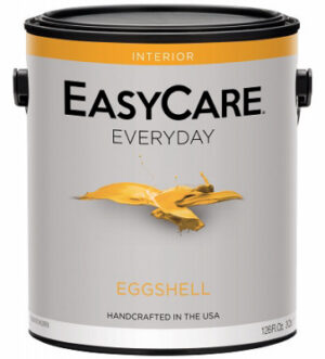 Everyday Interior Latex Paint, White Eggshell, 1 Gallon