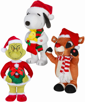 Snoopy christmas animated plush outlet