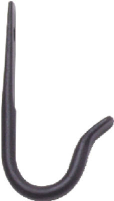 3 In. Black Forged Steel J Hook