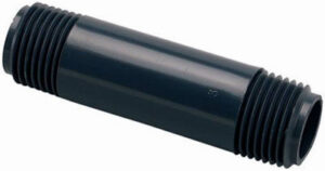 Underground Sprinkler PVC Riser, Molded Gray, 1/2 x 4 In.