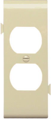 Pass & Seymour Ivory Duplex Sectional Nylon Wall Plate