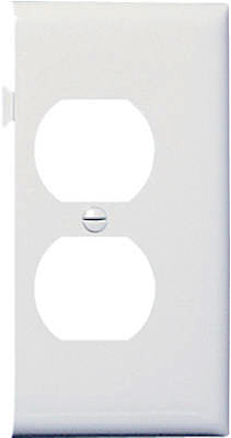 Pass & Seymour Duplex Sectional Nylon Wall Plate, White