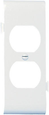 Pass & Seymour Center Section Duplex Receptacle Wall Plate, White