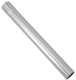 Lavatory Drain Sweat Extension Tube, Chrome-Plated Brass, 22-Ga., 1.25-In. OD Tube x 12-In.