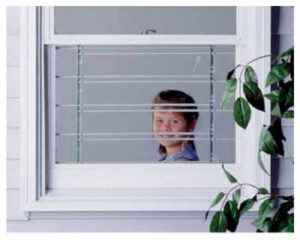 Window Security Guard, Adjustable, 4-Bar