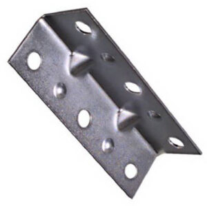 4-Pk., 2-1/2 x 3/4 In. Zinc Corner Brace