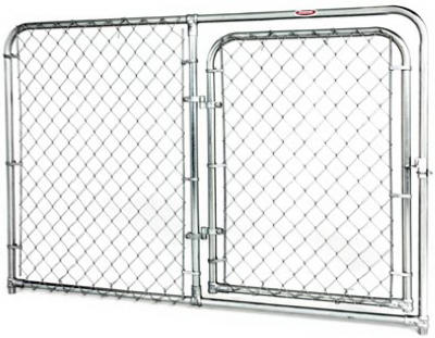 6 x 6 kennel panel with gate outlet