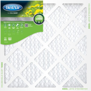 14x14 x 1 In. Standard Pleated Air Filter, MERV 8, 90 Days