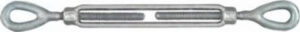 Turnbuckle, Eye & Eye, Galvanized, 3/8 x 6 In.