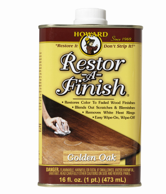 Restor-A-Finish Wood Finish, Golden Oak, 16 oz.