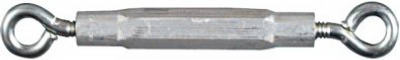 Turnbuckle, Eye & Eye, Zinc, 3/16 x 5-1/2 In.