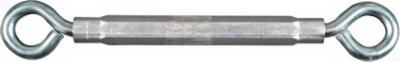 Turnbuckle, Eye & Eye, Zinc, 1/2 x 17 In.