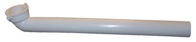 PVC Pipe Fitting, Waste Arm Drain Pipe, Tubular Slip Joint, White, 1-1/2 In. OD x 9 In.