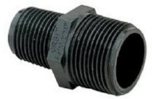 Underground Sprinkler Riser Extension Adapter, 1/2 x 3/4 In. Male