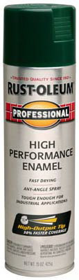 Fast Dry Professional Spray Enamel, Hunter Green Gloss, 15-oz.