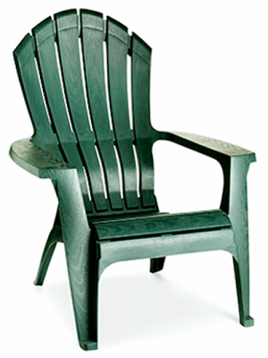 RealComfort Adirondack Chair Ergonomic Hunter Green
