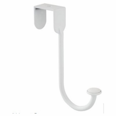 Over Door Hook, Metal, White