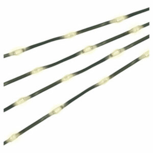 300 LED Micro Dot Tube Lights, 8 Function, Warm White, 50-Ft.