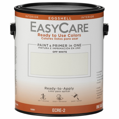 Off white eggshell paint deals