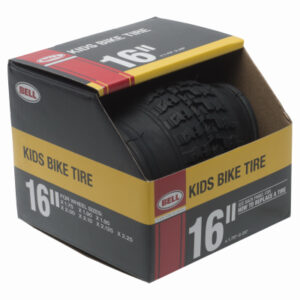 16-Inch Black BMX Bike Tire