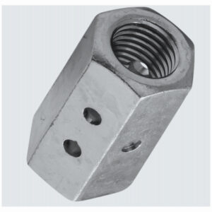 Zinc Rod Coupler, 1 In.