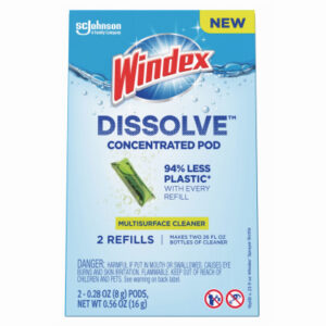 Dissolve Concentrated Pod Glass Cleaner Refills, Fresh Scent, 2-Pk.