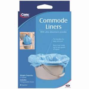 Disposable Commode Liners, 2-Qt. Capacity, 7-Pk.
