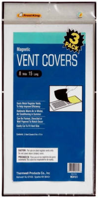 Magnetic Vent Covers, 8 x 15 In., 3-Pk.