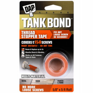 Tank Bond Thread Stopper Screw Tightening Tape, 5/8 In. x 5 Ft.