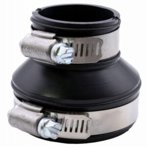 Tubular Drain Pipe Connector, 2 x 1-1/2 In. or 1-1/4 In.