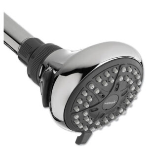 EcoFlow Shower Head, Chrome, Fixed Mount, 3 Settings, 1.6 GPM