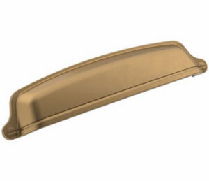Cup Cabinet Pull, Champagne Bronze, 3 & 4 In.