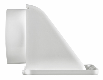 Recessed Bath Fan Exhaust Vent Kit, Through the Soffit, White, 4 In. x ...