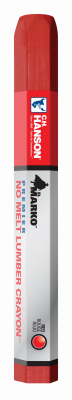 Premier Lumber Crayon Marker, Red
