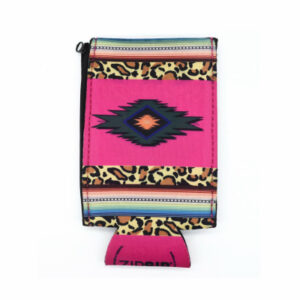 Leopard Serape Can Koozie