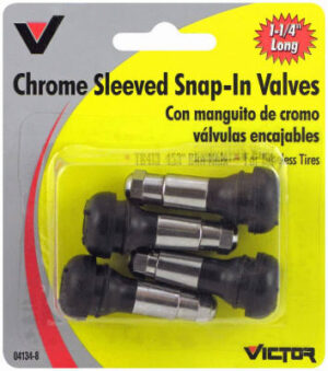 Chrome Tire Valve Sleeve, 1.25 In.