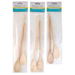 Wooden Mixing Spoons, 2-Pk.